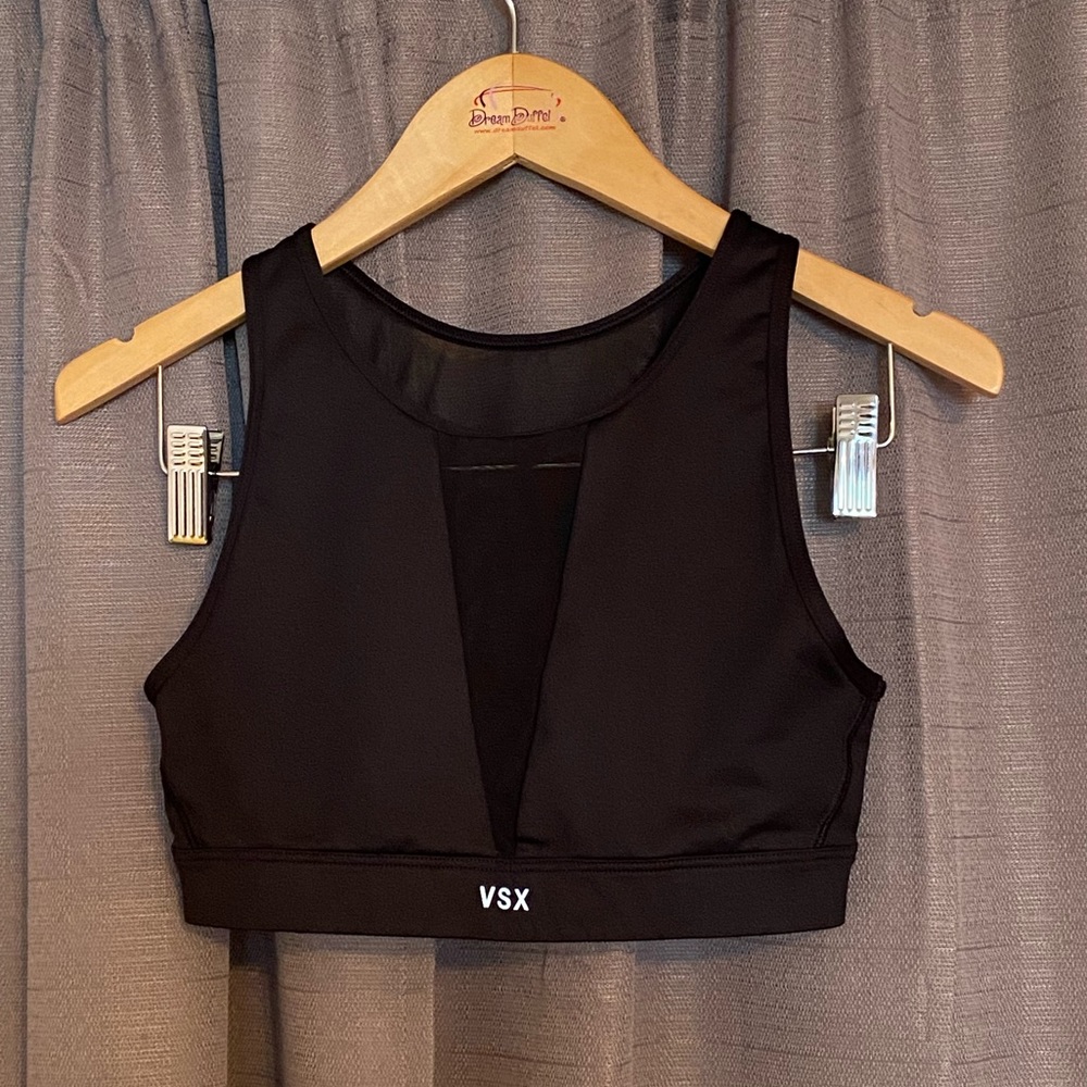 Black Mesh Victoria’s Secret Sports Bra